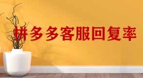 拼多多客服回復(fù)率 拼多多客服回復(fù)率