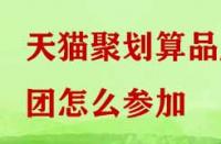 天貓聚劃算品牌團(tuán)怎么參加？