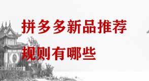 拼多多新品推薦 拼多多新品推薦