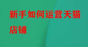 新手如何運營天貓店鋪 新手如何運營天貓店鋪